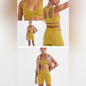 For Love & Lemons SET Double Strap Sports Bra and leggings